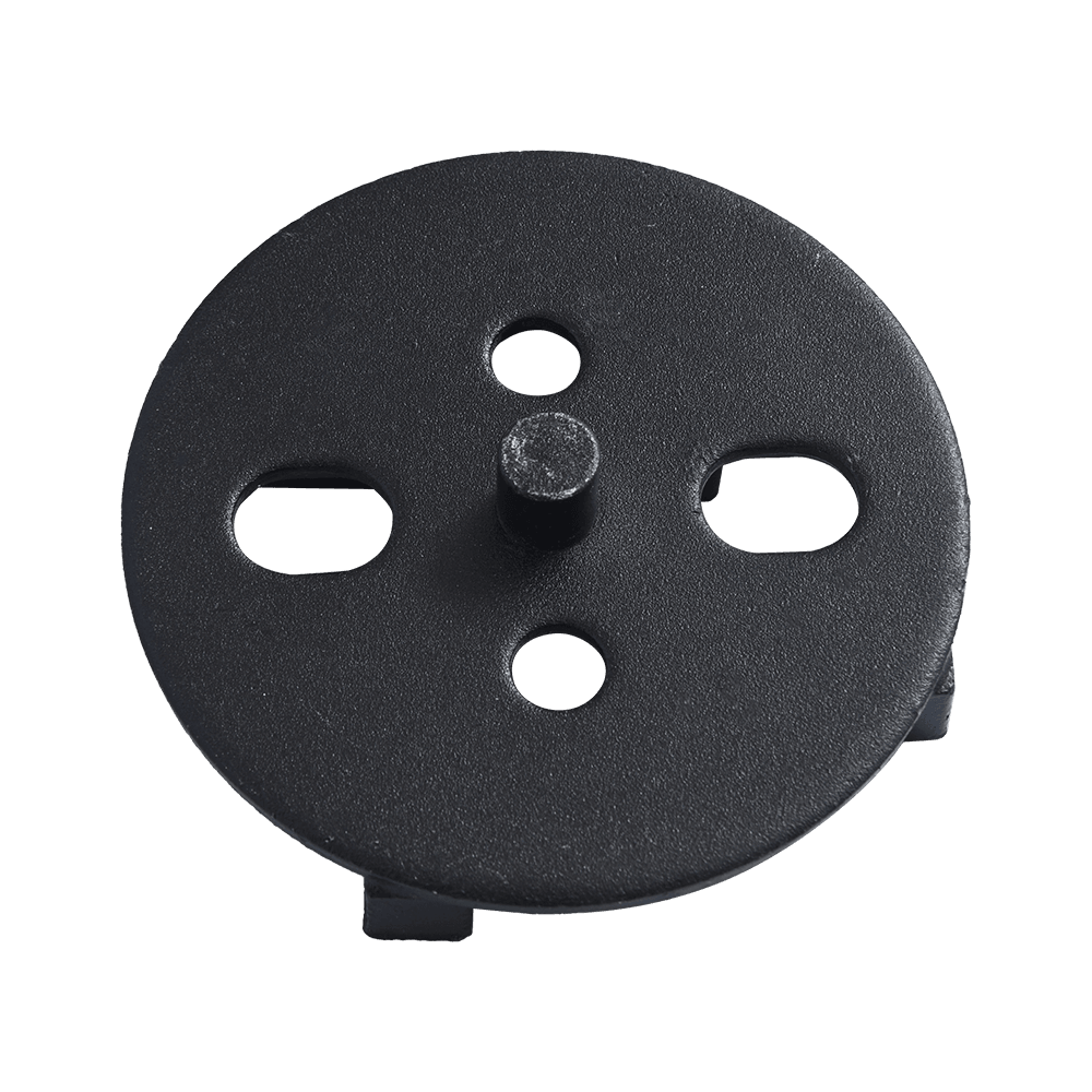 #80 gewone vijf gaten en vier tanden (met kolom) vloernijderhoofd