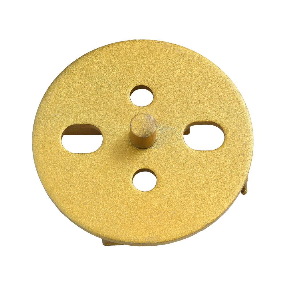 #120 gewone vijf gaten en vier tanden (met kolom) vloernijderhoofd